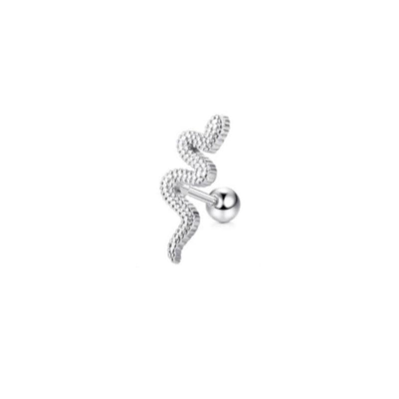 1Pc 16G Stainless Steel Screw Back Stud Earrings for Women Men, Fashion Cubic Zerconia Cartilage Conch Helix Ear Piercing Jewels