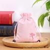 Blank Cotton Canvas Drawstring Bag for Custom Logo and Storage