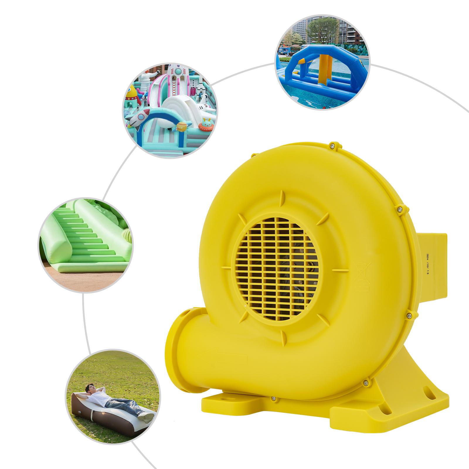 

Жовтий PP Повітродув, 950 Вт 110 В Підлоговий Надувний Батут Повітродув 37.06*22.73*36.74 см для Надувних Батутів US жовтий