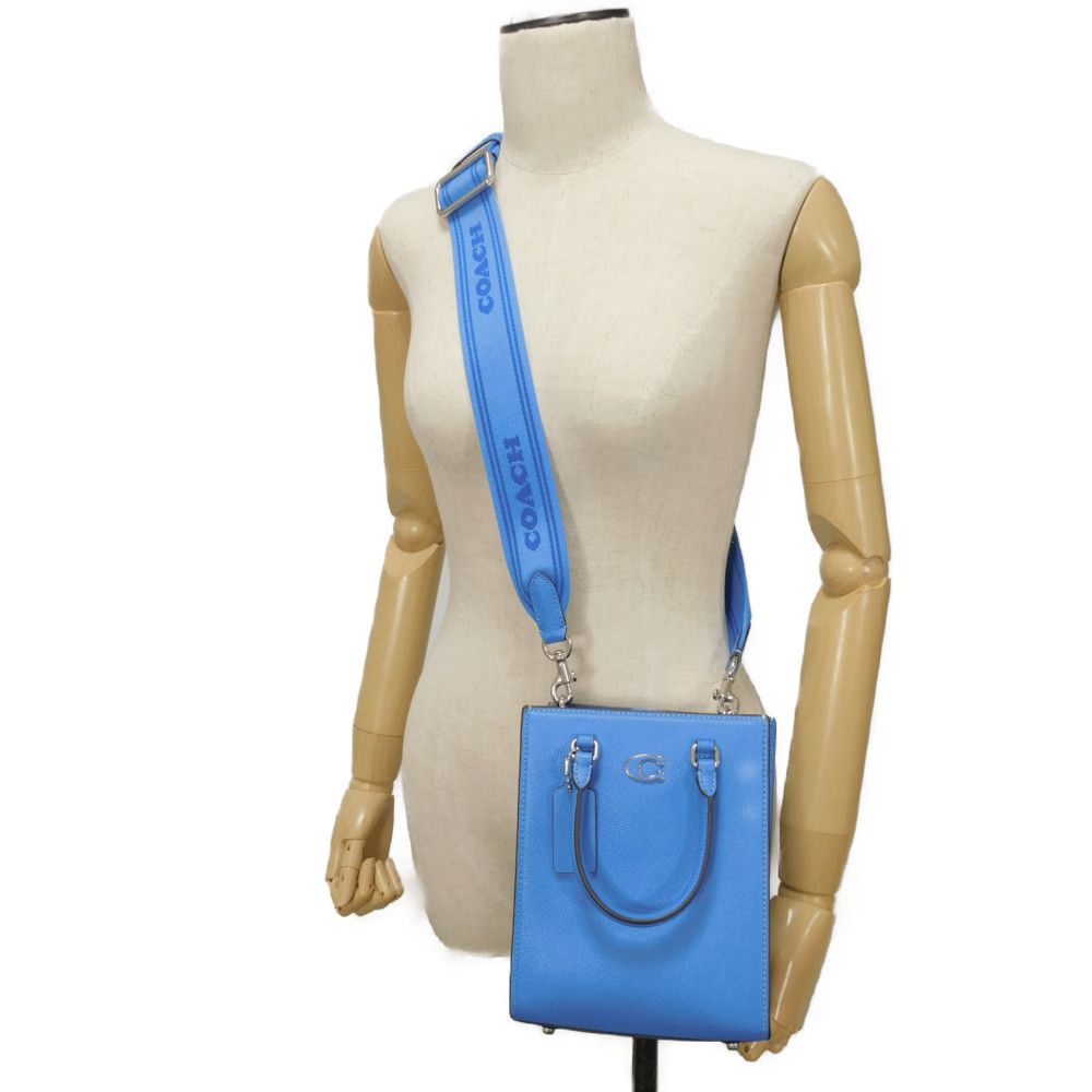 Used 9726 Tote 16 CJ795 7924 Current C Mark Signature Canvas Interior 3-Way Crossbody Bag Excellent Condition C Logo