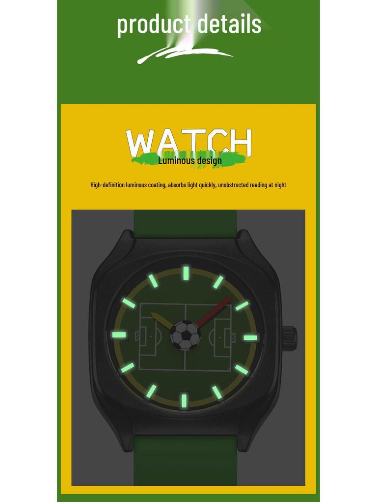 2024 World Cup Men's Sports Watch - Silicone Strap, Fashionable Fan Wristwatch
