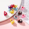 5Pcs/Lot Cartoon 3D Mini Strawberry Cake Resin Pendant Charm For Crafts Jewelry Making DIY Necklace Bracelet Earring Accessories