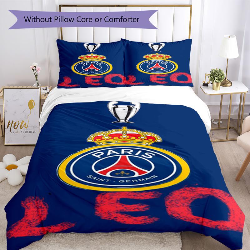 Paris Saintgermain Duvet Cover Set Design For Guest Room Machine Washable Christmas Gift