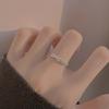 Starry Sky Knot Ring: Women's Adjustable Minimalist Luxe Design