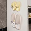Practice Wall Mounted Euphorbia Shoe Shelf Adhesive Bathroom Storage Planner for Drying Flipflops