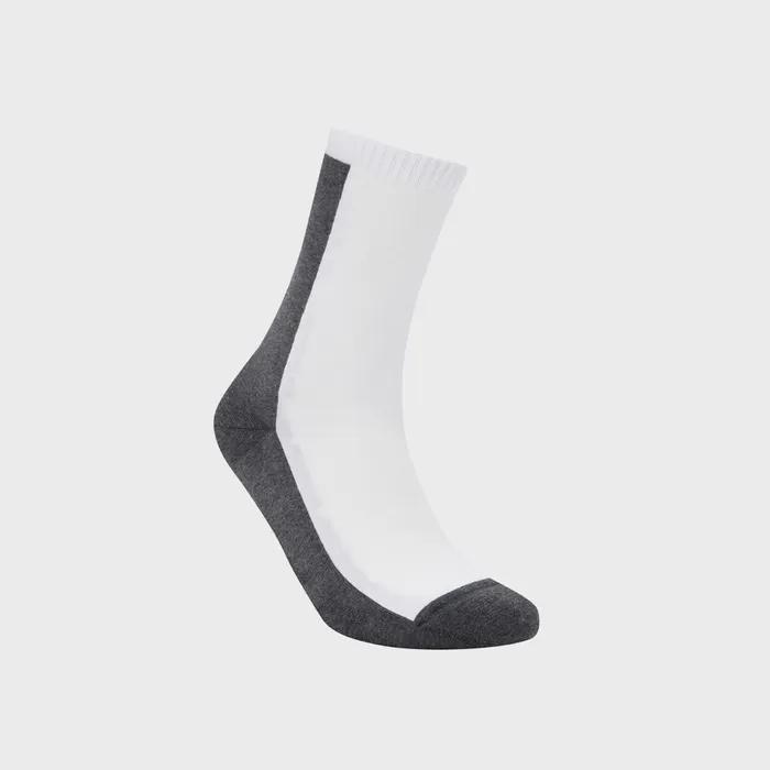 Unisex Color Block Lettering Crew Socks QELAX26161DML