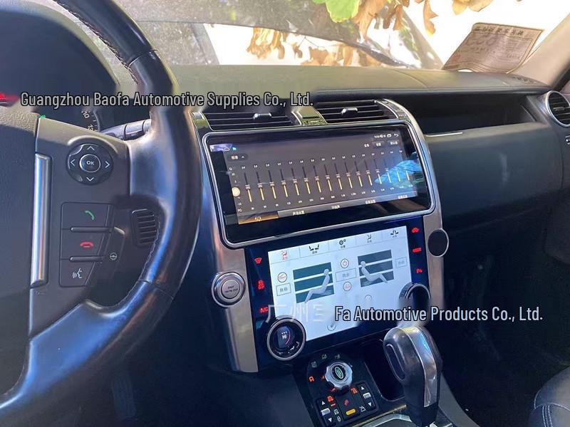 Upgrade Land Rover Discovery 4's central control screen to include Android navigation, LCD climate display, and CarPlay dual-screen features.