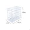 5 Layers Acrylic Eyelashes Storage Box with Dust Cover False Organizer Container