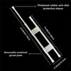ABGE-4PCS Rv Refrigerator Bars Adjustable Rv Fridge Tension Bars Rv Fridge Bars For Holding Food Drinks Rv Fridge Accessories