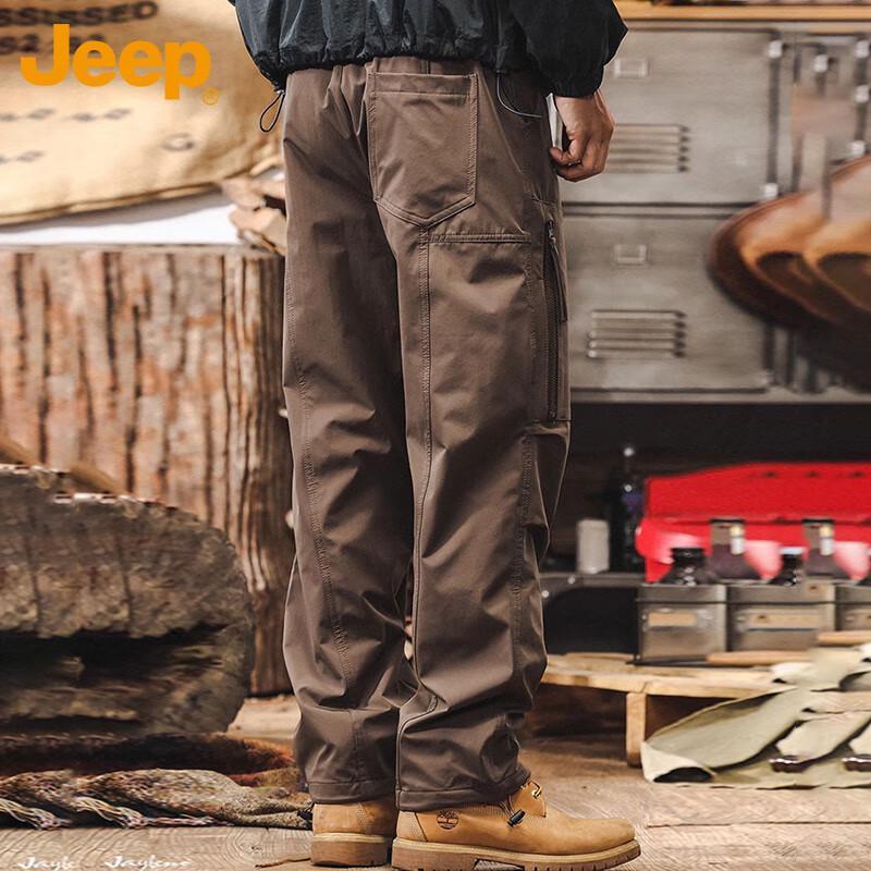 Jeep Men's Straight-Leg Cargo Pants