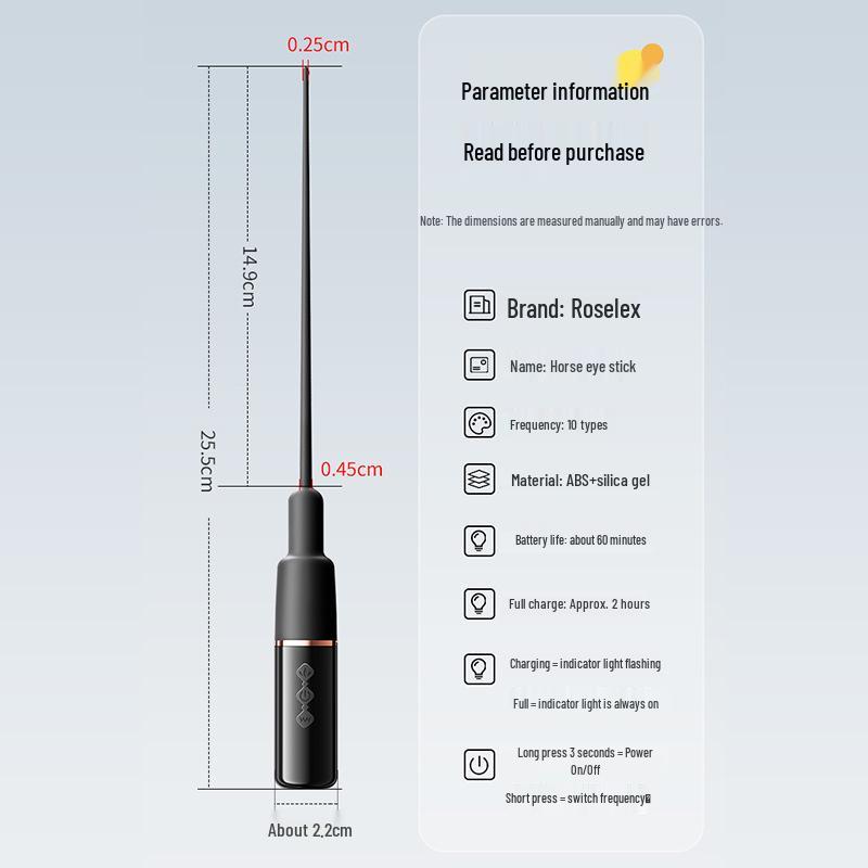 ROSELEX Ma Yan Bang Mini Vibrator Urethral & Prostate Massager Alternative Sex Toy