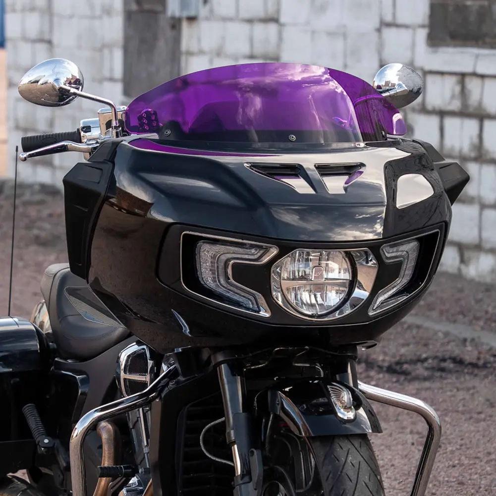 

For Indian Challenger 112 -25 Motorcycle Fairing Wind Deflector Side Wind Shield For Pursuit Limited Dark Horse чёрный