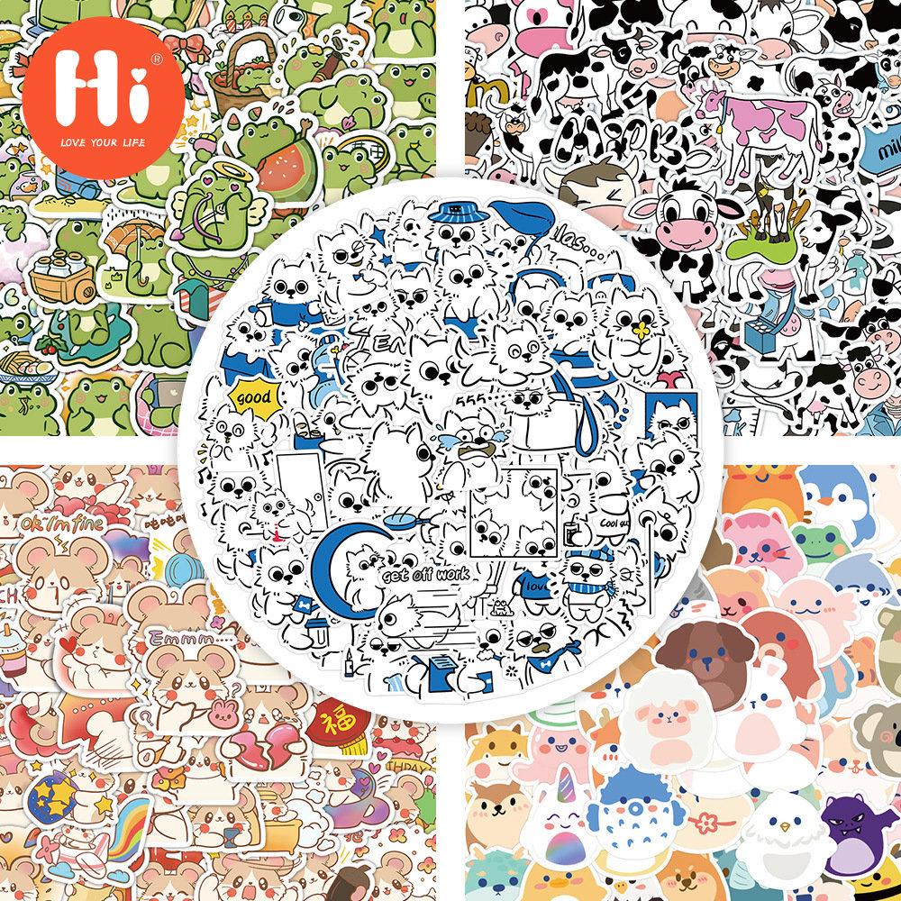 

60 шт. новые наклейки, милые наклейки для ноутбука, наклейки для мобильных телефонов