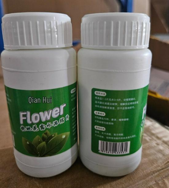 Effervescent Floor Cleaner Tablets - High-Concentration, Odor-Removing, Long-Lasting Fragrance 