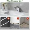 Caulk Remover Tool, Detachable Caulk Removal Tool Big Size with 5 Replacement Stainless Steelhead, Glass Glue Angle Caulking Remover Scraper for