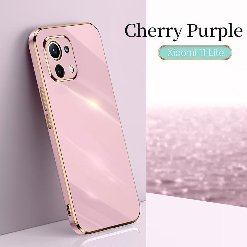 Für Xiaomi 11 Lite 5G Ne Hülle Schutz Galvanisiert Stoßfest Xiaomi 11 13Lite Poco X3 F2Pro Hülle Abdeckung Silikon TPU Weich