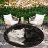 Cartoon Print Round Area Rug,Carpet Rug for Living Room Bedroom Sofa Playroom Decor,Non-slip Floor Mat