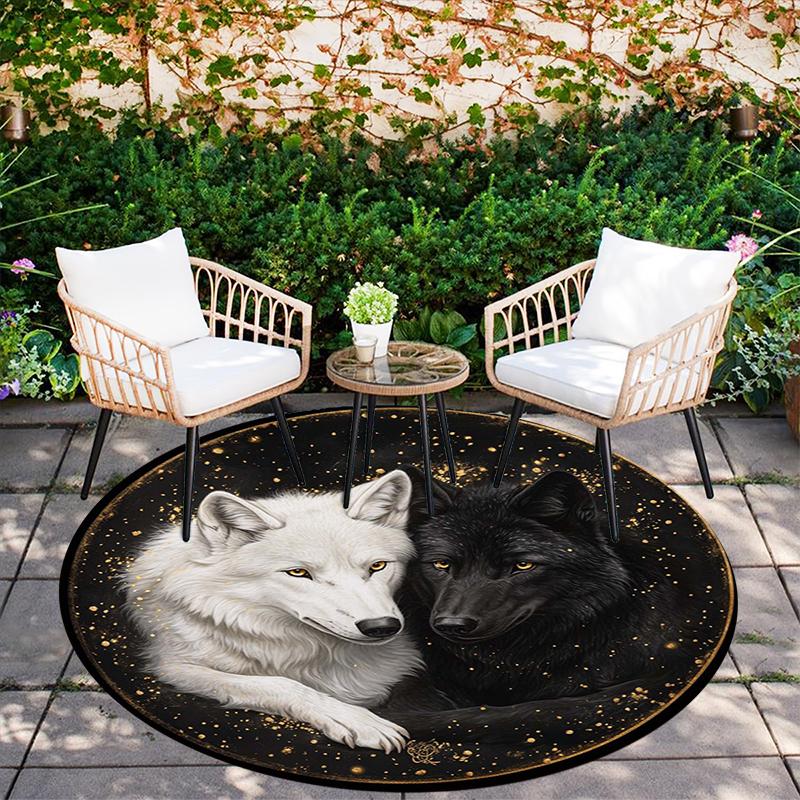 Cartoon Print Round Area Rug,Carpet Rug for Living Room Bedroom Sofa Playroom Decor,Non-slip Floor Mat