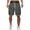 Plus Sizes Trendy Unisex Mesh Basketball Shorts Relaxed Fit Athletic Shorts with Zipper Pockets, Elastic Waist Sporty Shorts for Training & Streetwear