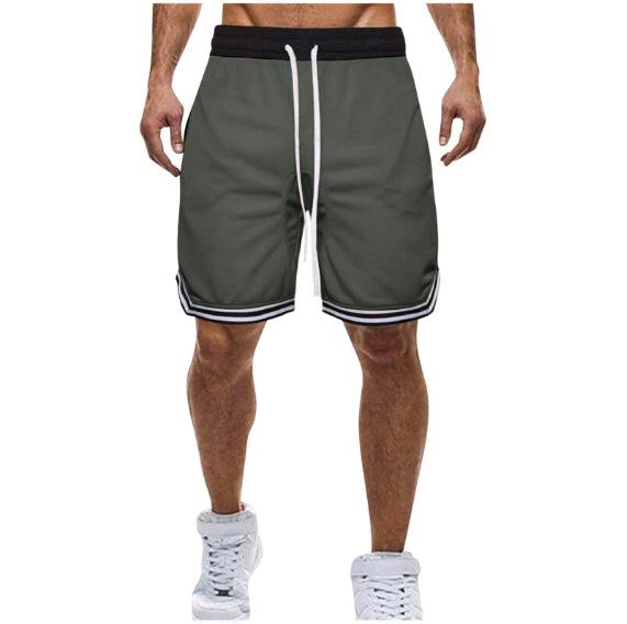 Plus Sizes Trendy Unisex Mesh Basketball Shorts Relaxed Fit Athletic Shorts with Zipper Pockets, Elastic Waist Sporty Shorts for Training & Streetwear