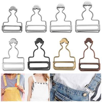 Adjustable DIY Suspender Brace Clips Overalls Fasteners Jeans Brace Buttons Denims Dungaree Buckles