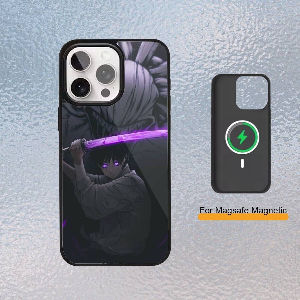 Okkotsu Yuta Jujutsu K-Kaisen Phone Case for iPhone 17,16,15,14,13,12,11 Plus,Pro Max Magnetic Wireless Charging Cover