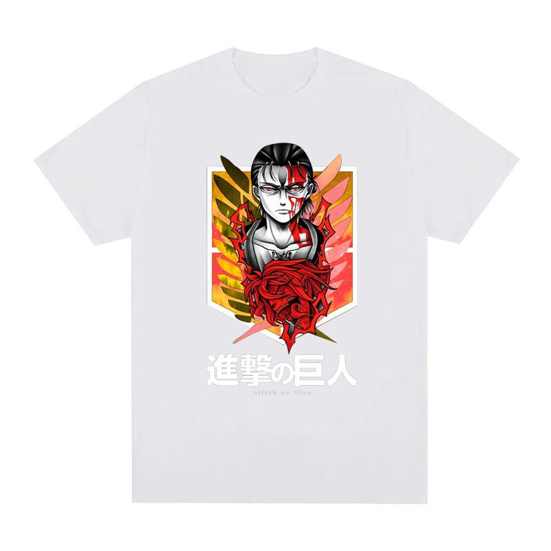 2023 New Japan Anime Attack On Titan T Shirt Unisex Cotton Unisex Tops EU Size Summer Unisex Clothes