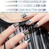 3 Stück NAGELMALEREI PINSEL SET Liner Pinsel Acryl Dünn Zeichnen Superfein Kunst