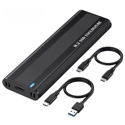 Dvouprotokolový Type-C M.2 NVMe bezšroubový kryt SSD