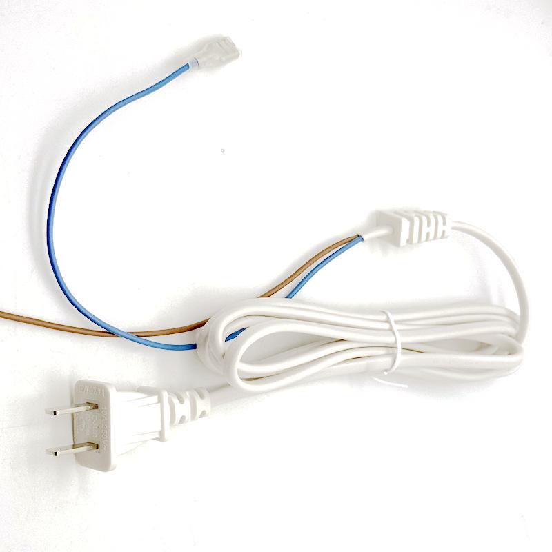 SR Pure Copper Power Cable with Fixed Clip, US/EU/AU/KR Standard Two-Pin & Three-Pin Plugs