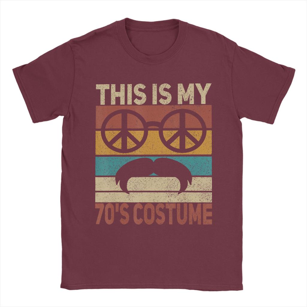 This is My 70s Costume 70 Styles Unisex 70's Disco 1970s T-Shirt Summer  Fashion T Shirts Unisex Tees Short Sleeve Vintage Tshirt
