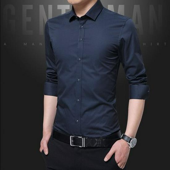 Iron-Free Slim Fit Men's White Short Sleeve Business Shirt - Anti-Wrinkle Professional Autumn Wear