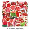 50pcs Watermelon Graffiti Stickers: Fresh, Creative, Waterproof Decor for Phone and Tablet Cases