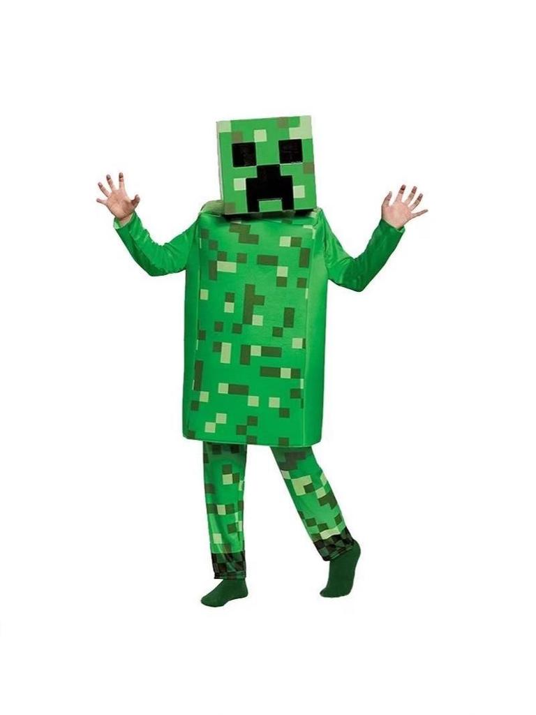 Halloweenský Minecraft Diamantové brnění Cosplay Kostým pro Děti