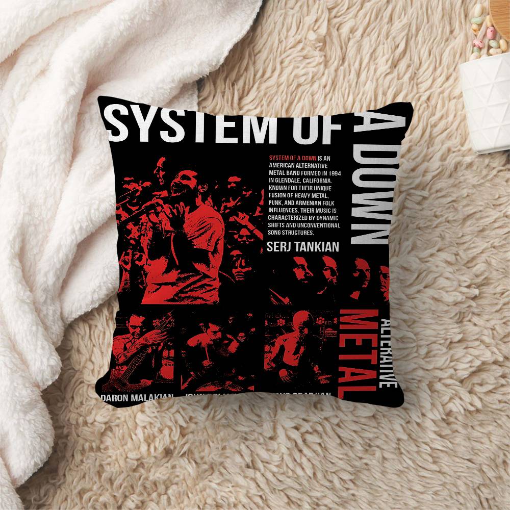 S-System Of A D-Down Band Pillow Anime Pillow Sofa Bed Head Pillow Cover Cushion Cover 45x45 Cm Fashion