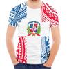 Dominikanische Republik 3D-gedruckte T-Shirts für Männer Frauen Lässig Straße Kurzarm Tops Atmungsaktiv Bequem Outdoor-Sport Tees