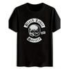 European Sizes Black Skull & Crossed Wrenches Design Men T-Shirt for Men, Regular Fit Round Neck T-Shirt