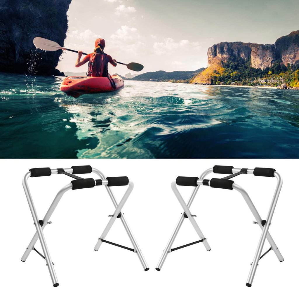 Ongwan Kayak Bracket, Aluminum Portable Canoe Rack Stand for Surfboards