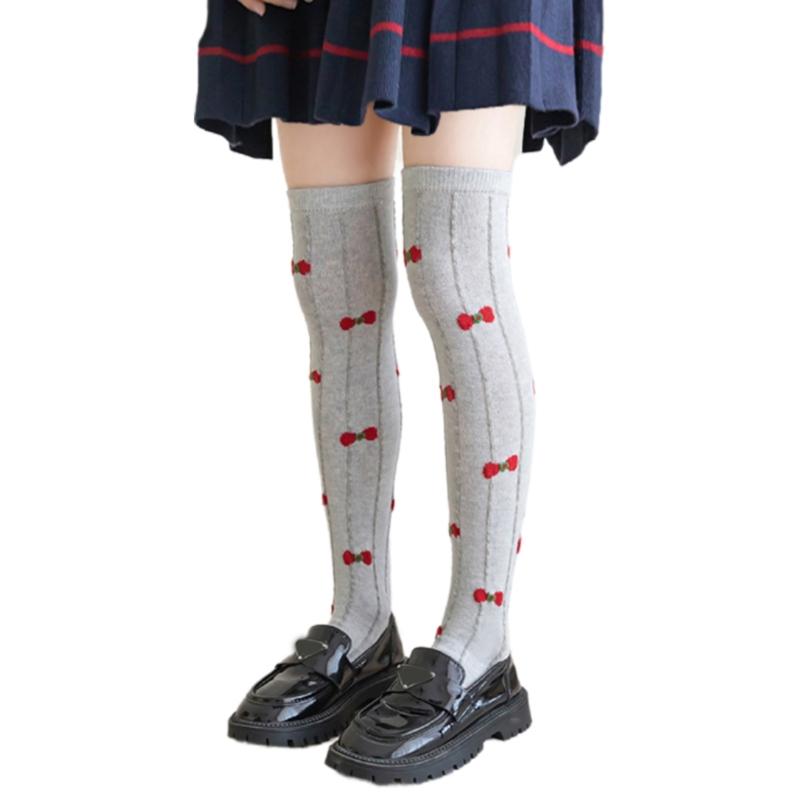 Over Knee Stockings Over Calf Socks Fashion Over Calf Socks Bowknot Children Over Knee Stockings for Girls 3-8 Year
