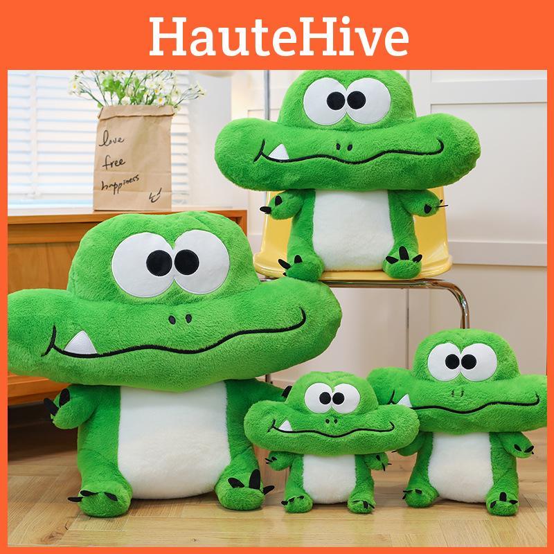 Crocodile Plush Toy For Kids Soft Stuffed Animal Doll With Pp Cotton Filling For Birthday Gift