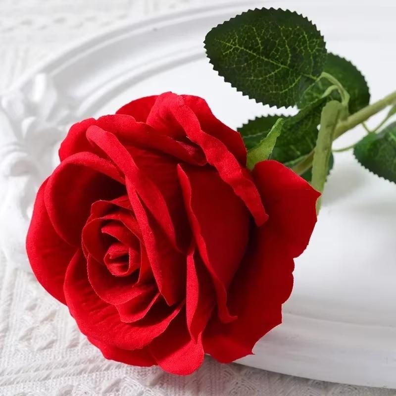 

Artificial Flowers Rose Home Wreath Wedding Wreath Decoration Living Room Furnishings Diy Household Products Roses Bouquet Arch 20 pcs красный