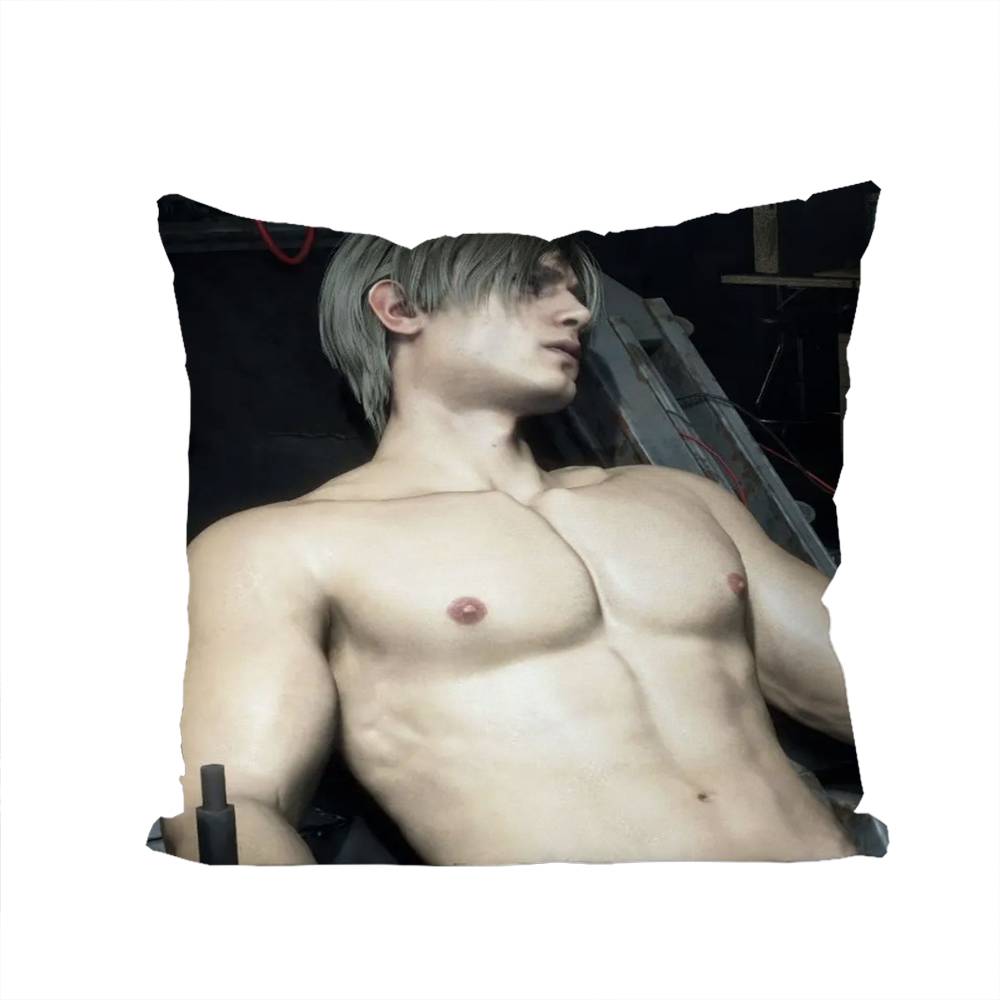 1Pc Leon Kennedy Pillowcase Luxury Double-Sided Square Pillowcase Cushion Cover Home And Decorative Sofa Pillowcase
