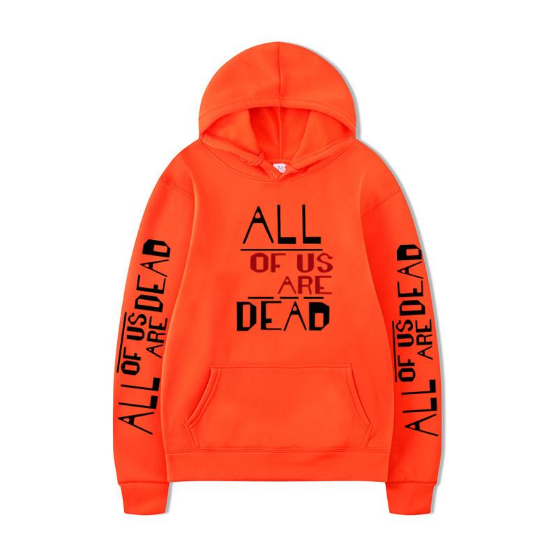All of Us Are Dead Korean Drama Print Men's Hoodie Vintage Unisex Pullover Men Graphic Hoody Tops Oversize Clothing