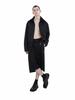 Chaenseseunoi Side Pleat Wide Fit Bermuda Pants Black/M251Pt05Bk