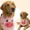 Soft Fabric Neck Cover Scarf Kerchief for Large Dogs, Front Chest Panel with Side-Release Fastener for Water Breaks, Walks and Photos