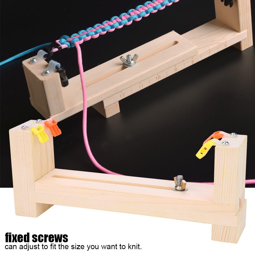 Jig Holz Paracord Armband Maker Fallschirmschnur Armband Maker DIY Handwerkzeug