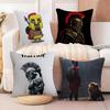 Cute Cartoon Warriors Brave Spartans 2 Pillow Case Linen Pillow Case Sofa Home Decor Cushion Cover Cushion Cove