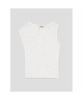 Anggae Wave Knit Top White