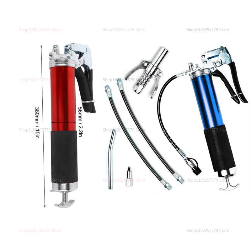Öl Fettpresse Set Manuelle Pistolengriff Hochdruckpumpe Schwerlast 400CC Schmierinjektor Werkzeug für Wartung und Reparaturen