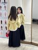 YOJIA 2025 Winter Hooded Coat for Girls - Trendy Plus Velvet Warm Top